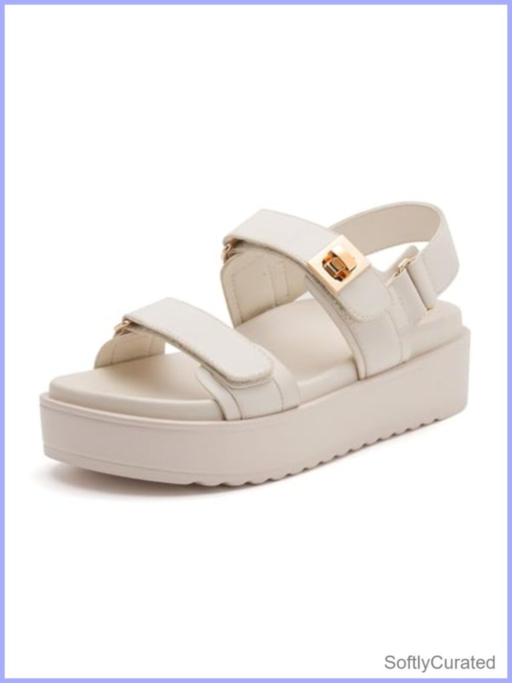 Women's Platform Sandals Cushioned Footbed Open Toe Walking Summer